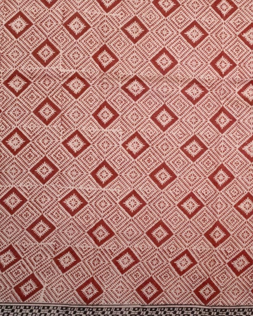 Chandni Bagh Print Silk & Cotton Saree — drape