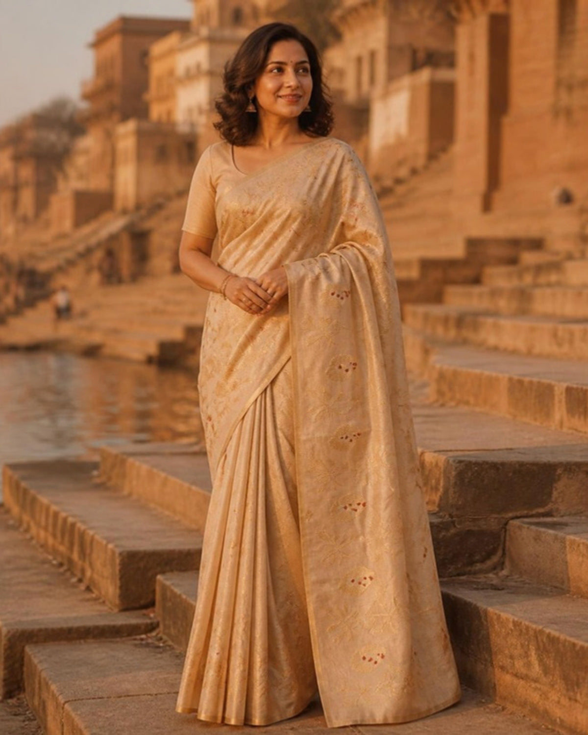 Chandni Chanderi Silk & Cotton Saree