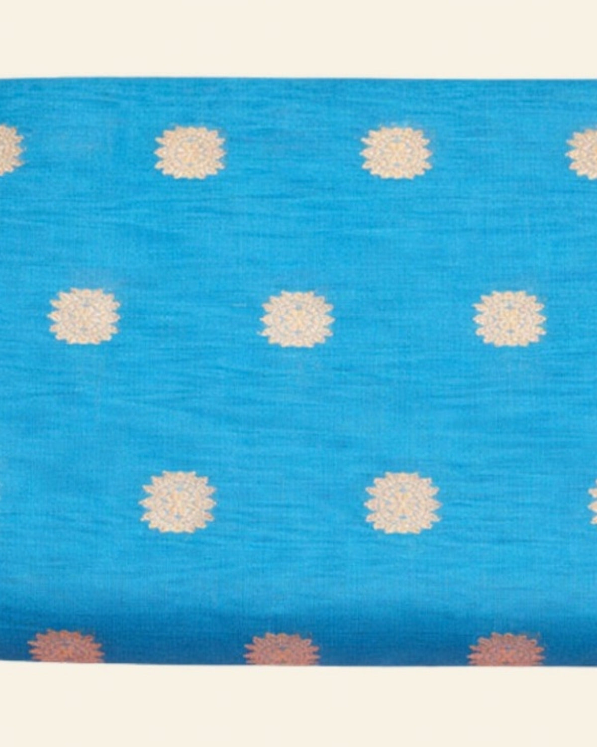 Neel Chanderi Silk & Cotton Saree — actual fabric