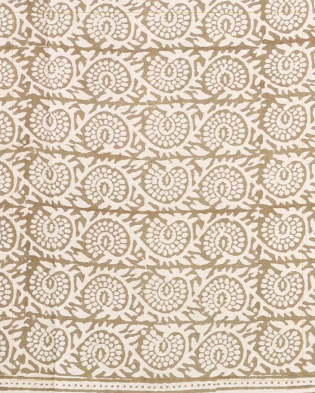 Hand Block Printed Bagh Cotton Suit – 3 Piece Unstitched — Saptadhārā studio