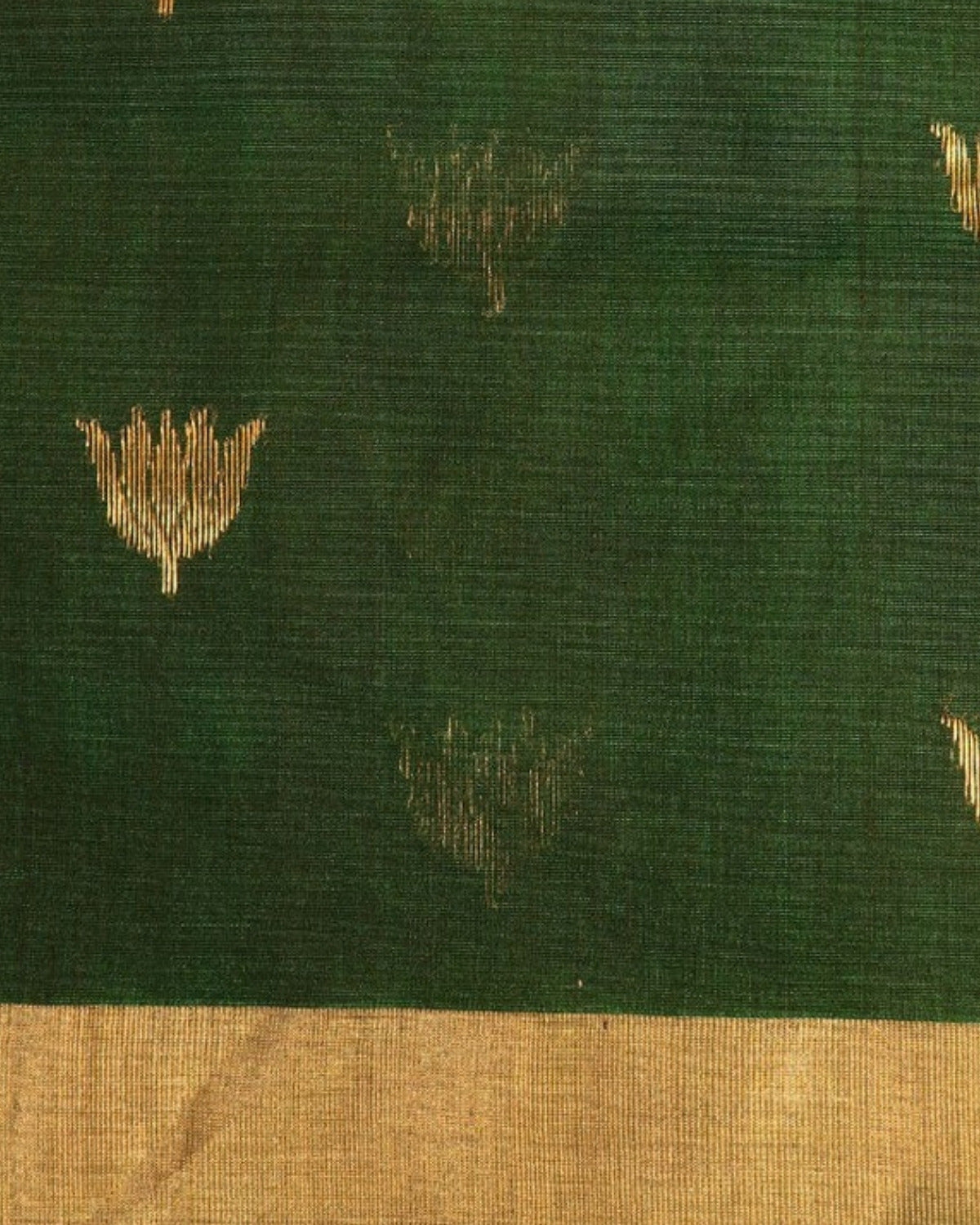 Dhani Chanderi Silk & Cotton Saree — actual fabric