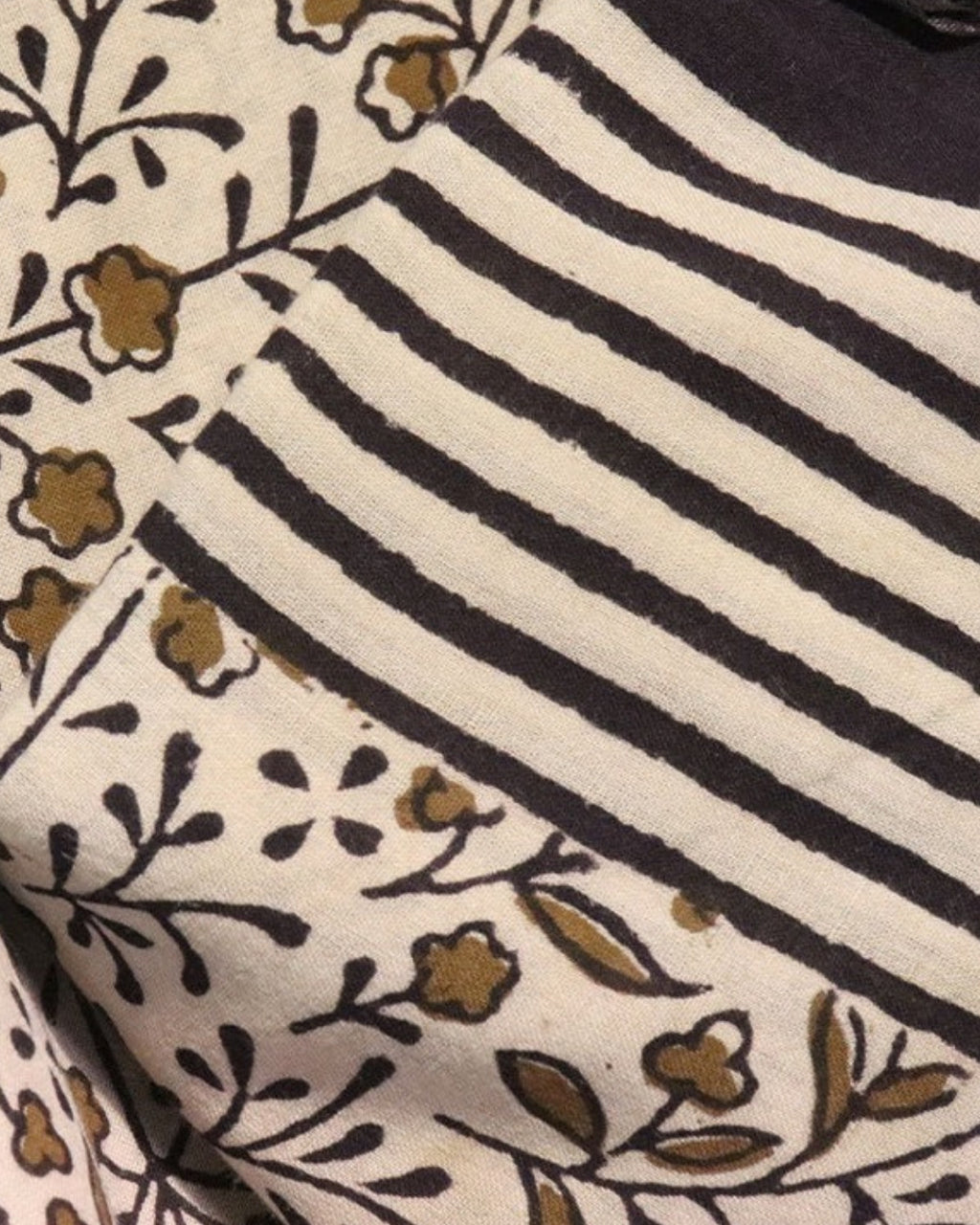 Shyam Bagh Print Cotton Saree — actual fabric