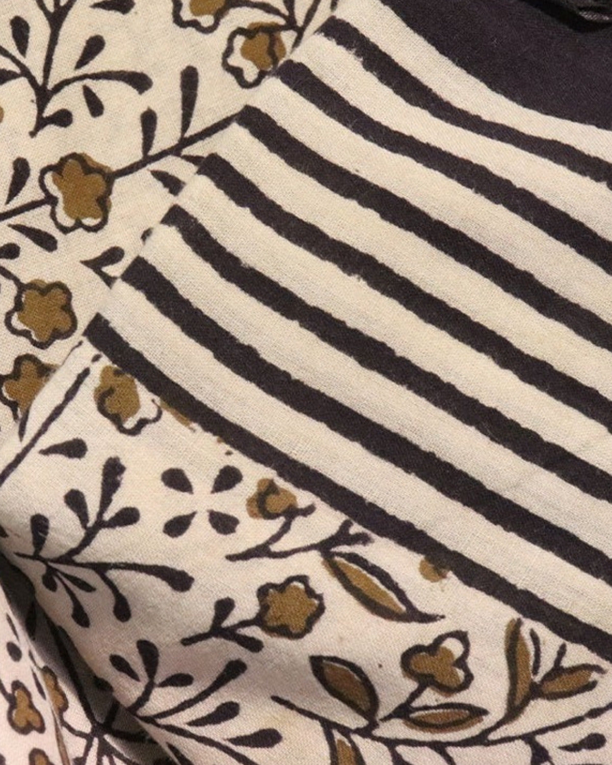 Shyam Bagh Print Cotton Saree — actual fabric