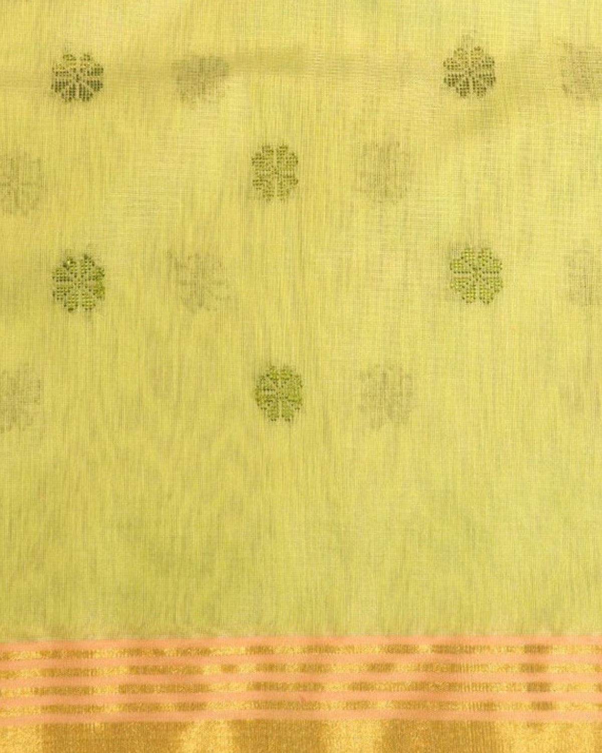 Dhani Chanderi Silk & Cotton Saree — actual fabric