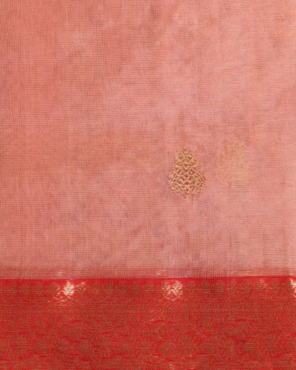Gulabi Chanderi Tissue Saree — actual fabric