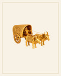 Bell Metal Bullock Cart with Canopy — Saptadhārā