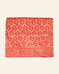 Sindoori Dabu Print Cotton Dress Material — Saptadhārā studio