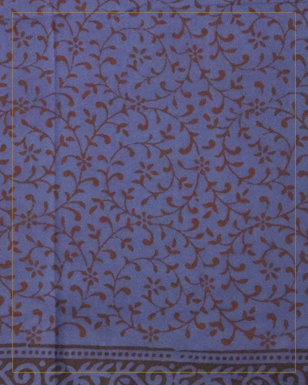 Hand Block Printed Bagh Cotton Suit – 3 Piece Unstitched — Saptadhārā studio