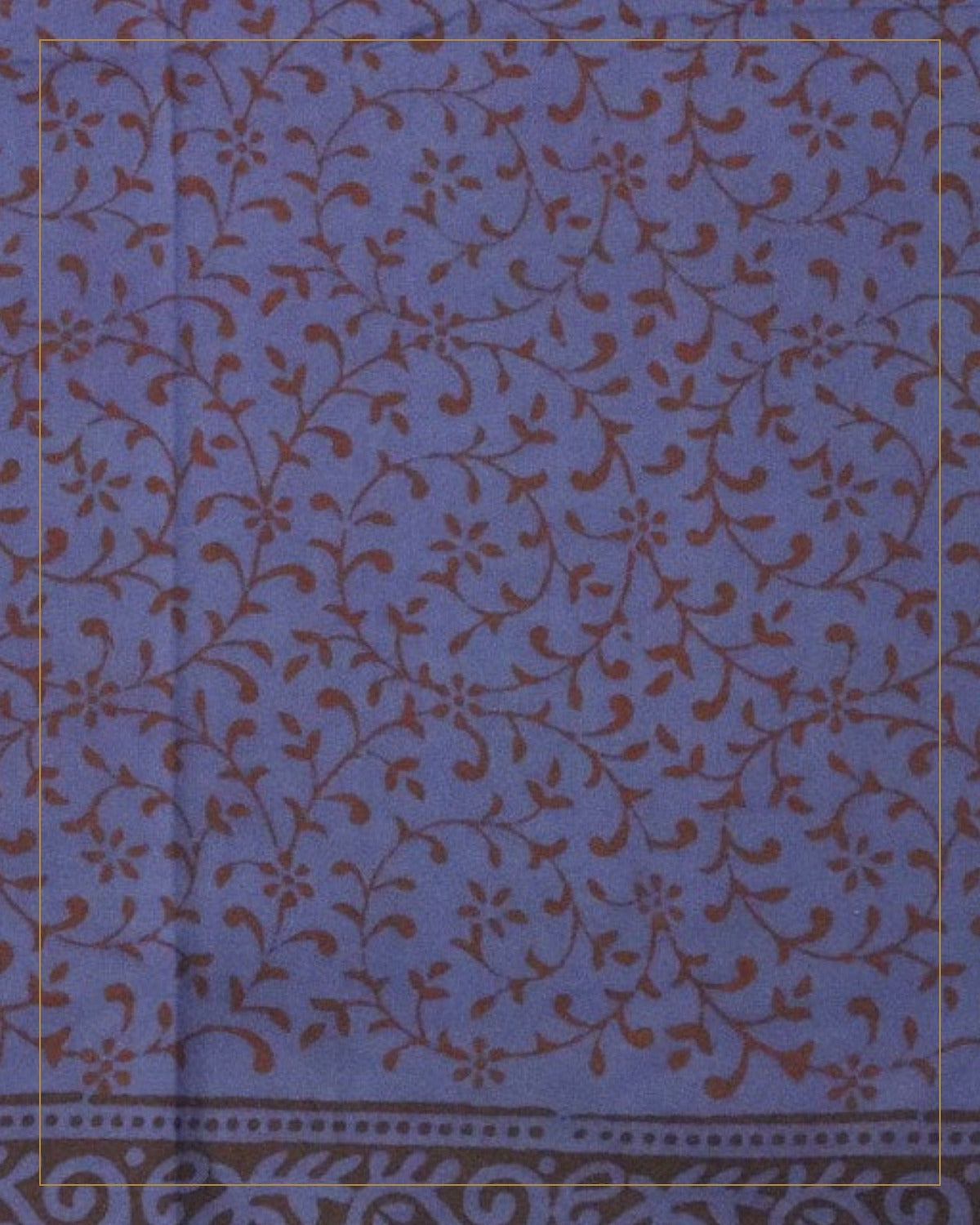 Hand Block Printed Bagh Cotton Suit – 3 Piece Unstitched — Saptadhārā studio