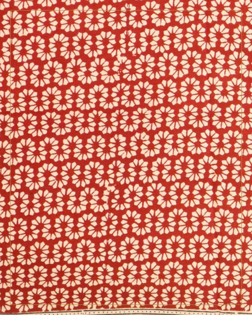 Hand Block Printed Bagh Cotton Suit – 3 Piece Unstitched — Saptadhārā studio