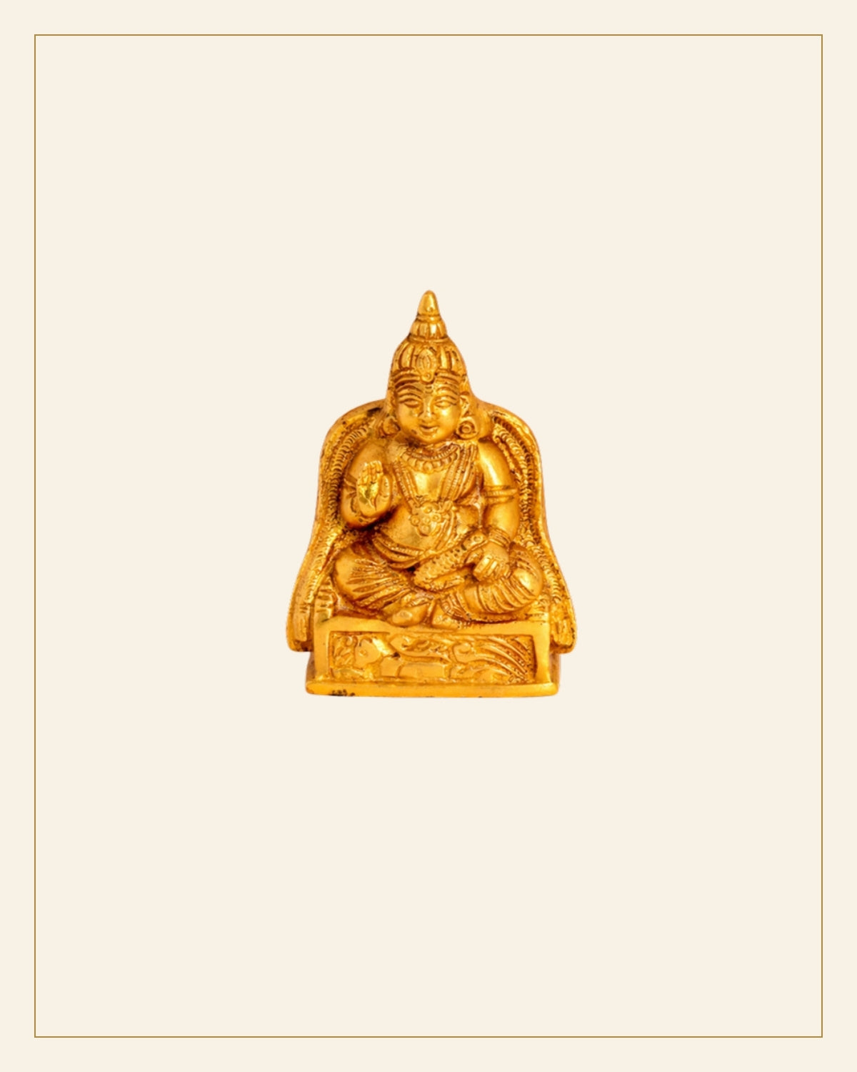 Brass Kuber Maharaj Idol · Bell Metal — Saptadhārā