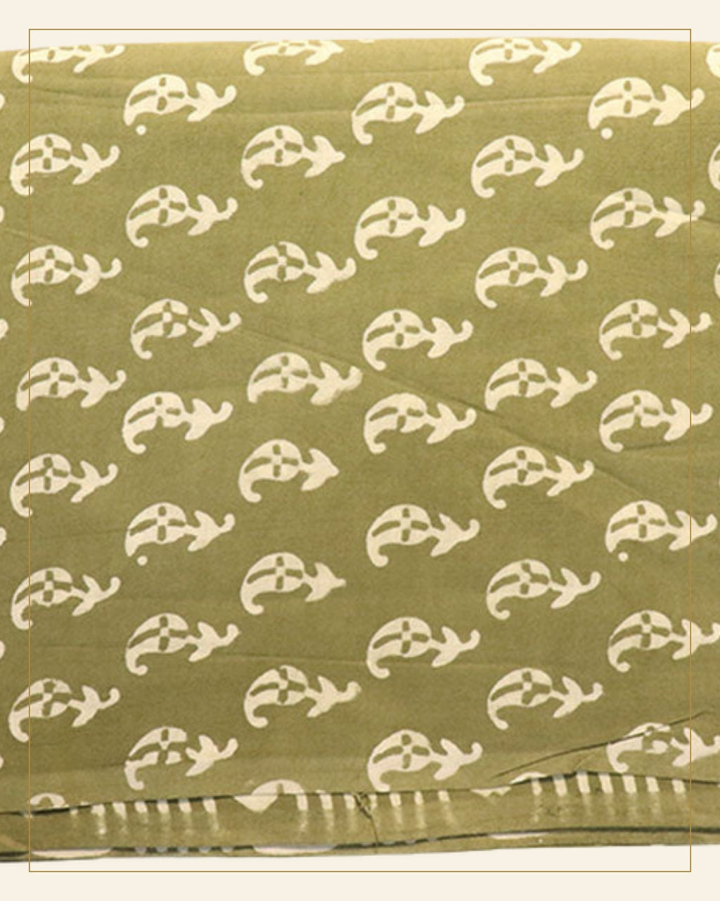 Dhani Dabu Print Cotton Dress Material — Saptadhārā detail