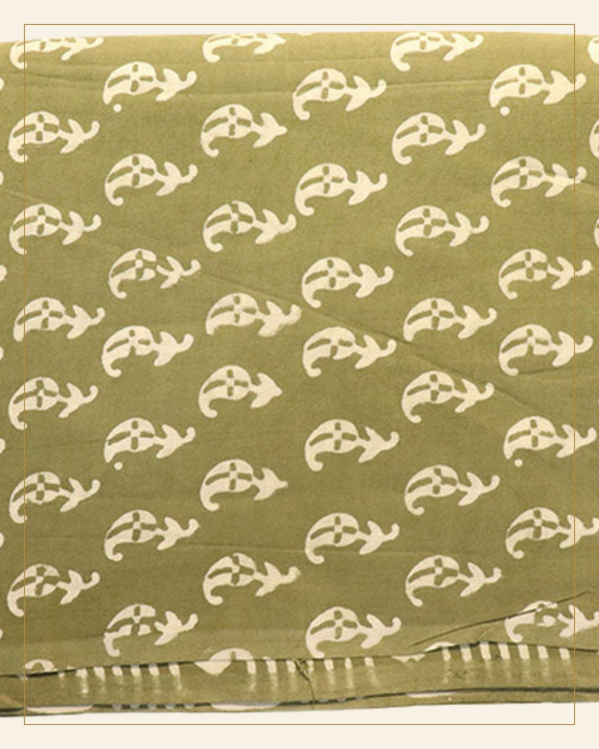 Dhani Dabu Print Cotton Dress Material — Saptadhārā detail