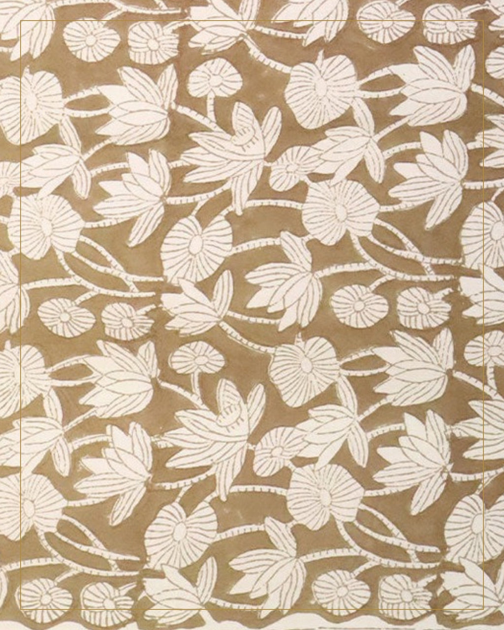 Hand Block Printed Bagh Cotton Suit – 3 Piece Unstitched — Saptadhārā studio