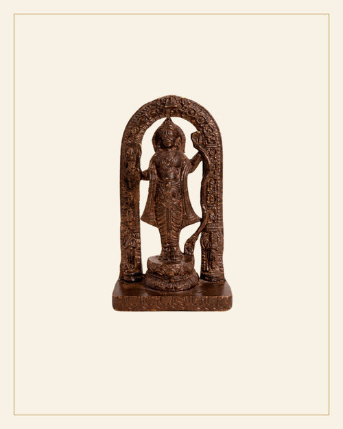 Bell Metal Lord Ram Idol — Saptadhārā