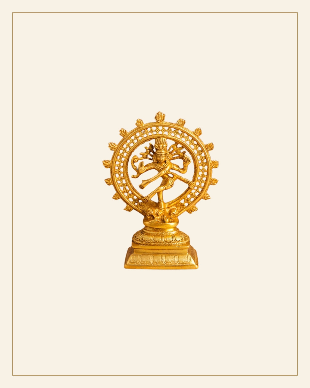 Brass Nataraja Idol · Bell Metal — Saptadhārā