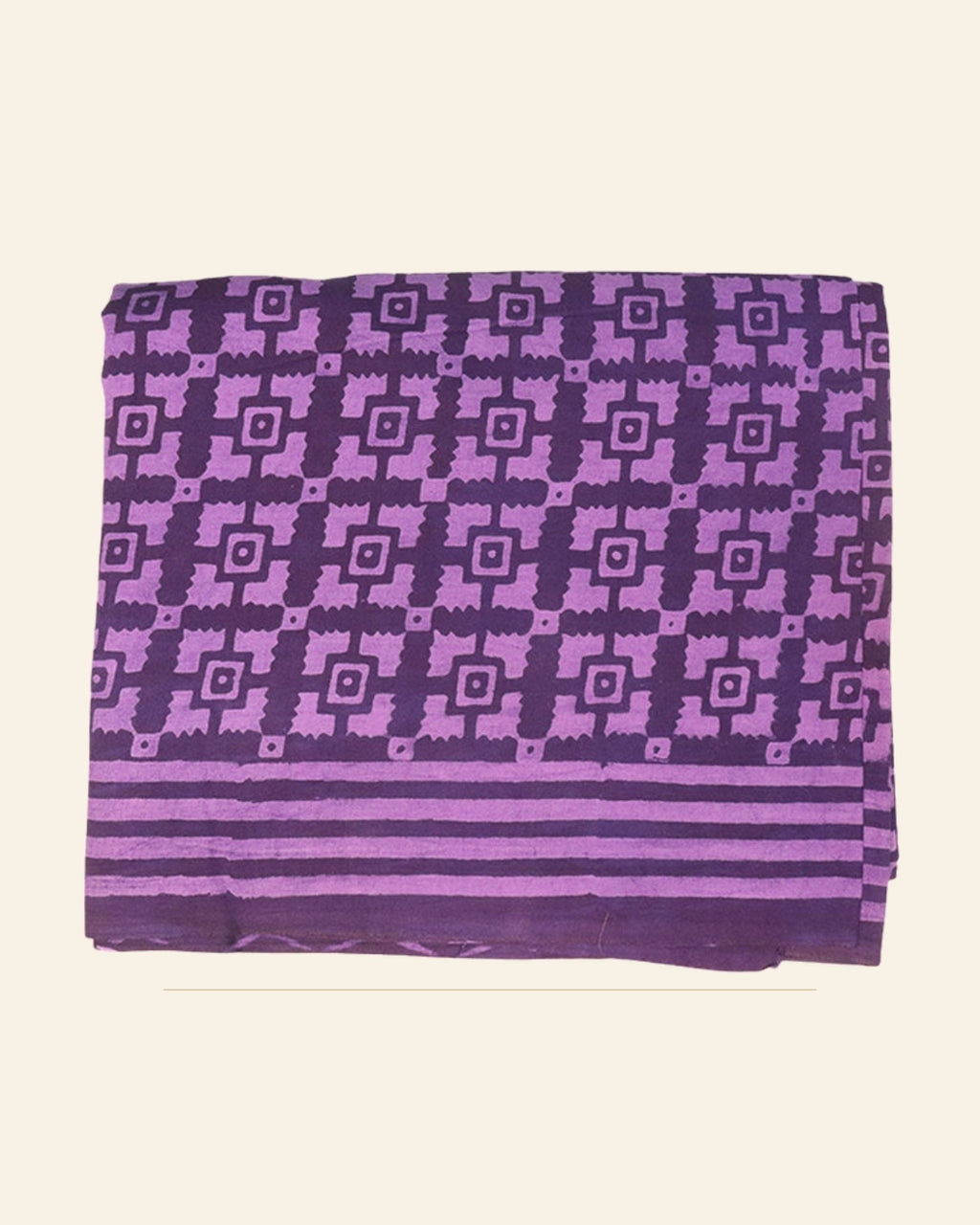 Jamuni Dabu Print Cotton Dress Material — Saptadhārā studio