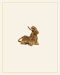 Handcrafted Bhareva Brass Nandi Showpiece — Saptadhārā