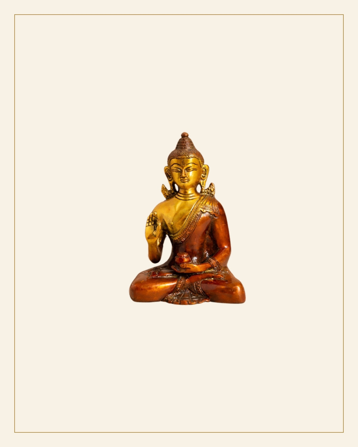 Brass Buddha Statue · Bell Metal — Saptadhārā