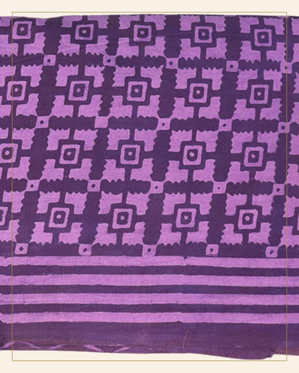 Jamuni Dabu Print Cotton Dress Material — Saptadhārā detail