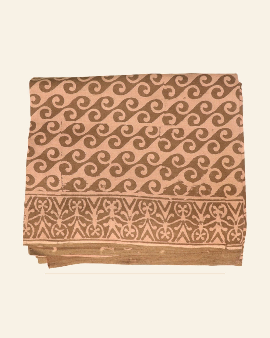 Mitti Dabu Print Cotton Dress Material — Saptadhārā studio
