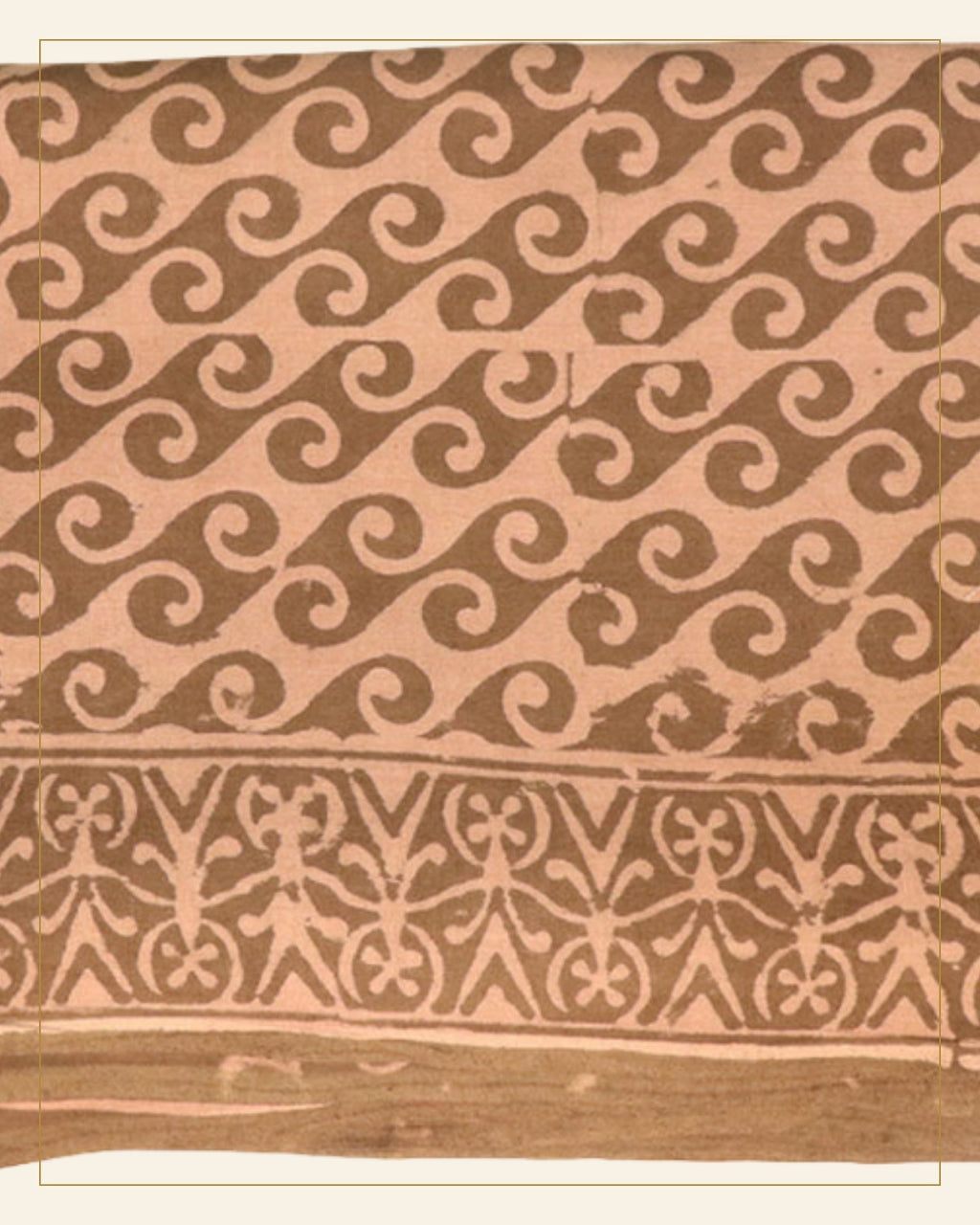 Mitti Dabu Print Cotton Dress Material — Saptadhārā detail