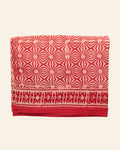 Gulabi Dabu Print Cotton Dress Material — Saptadhārā studio