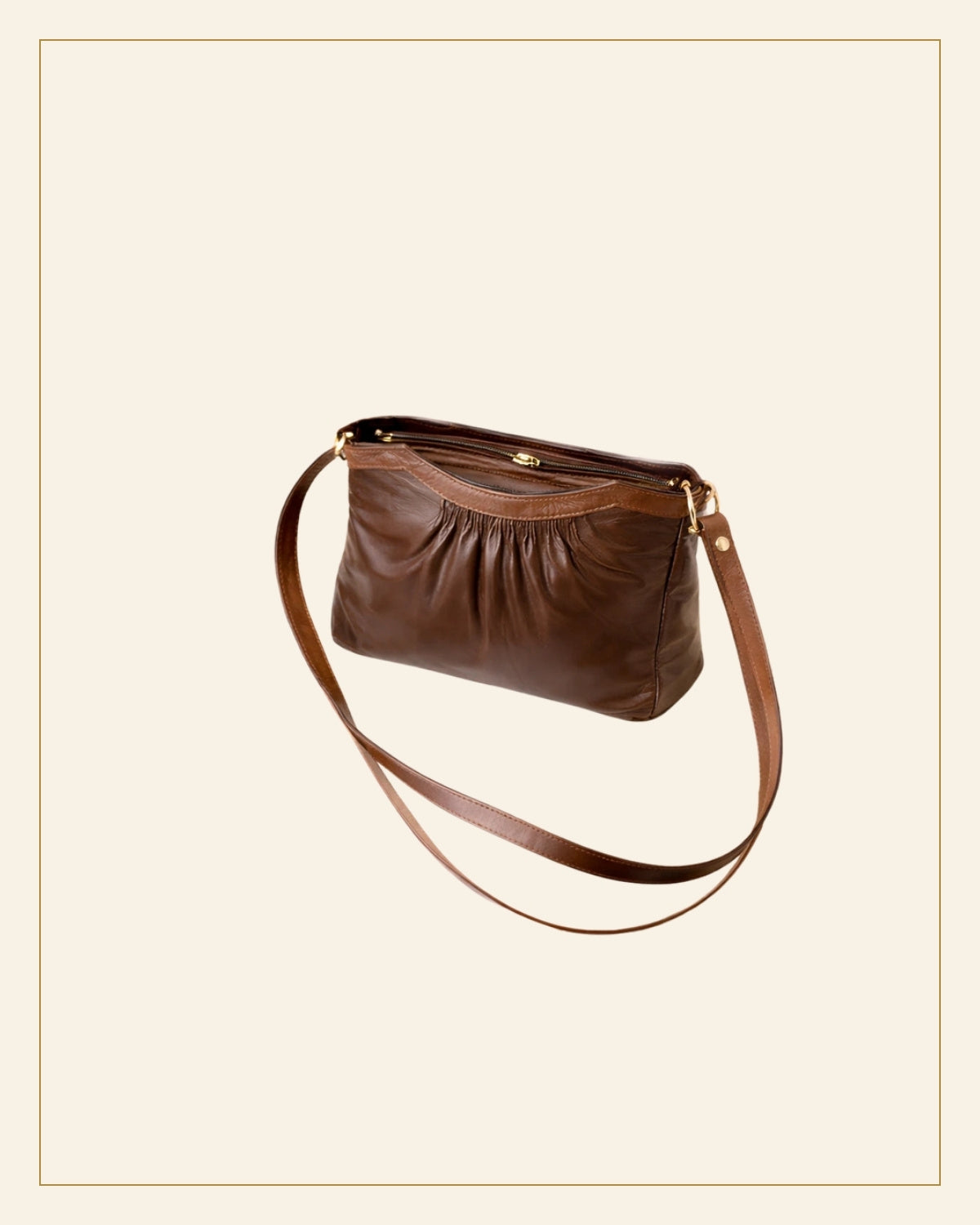 Mitti Sheep Leather Sling Shoulder Bag · Leathercraft — Saptadhārā