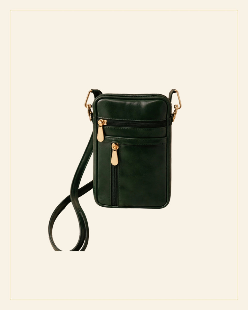Dhani Sheep Leather Multi-Zip Mini Sling Bag · Leathercraft — Saptadhārā