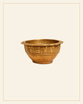 Handcrafted Sunflower Brass Urli Bowl – Decorative Floral Metal Centerpiece — Saptadhārā