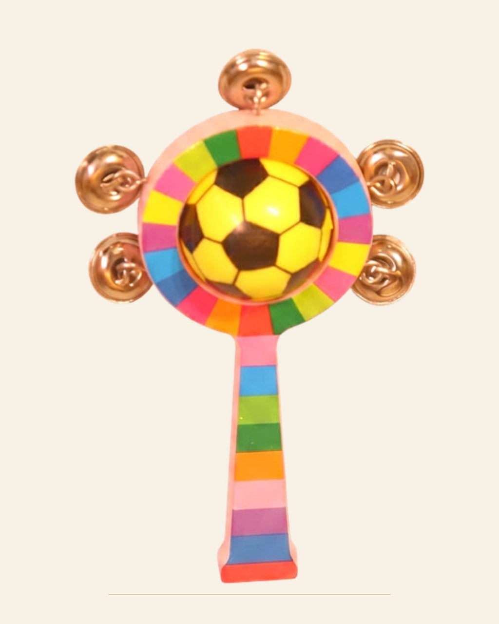 Sheesham Wooden Ghunghuna Rattle Toy · Budhni Lacquerware — Saptadhārā studio