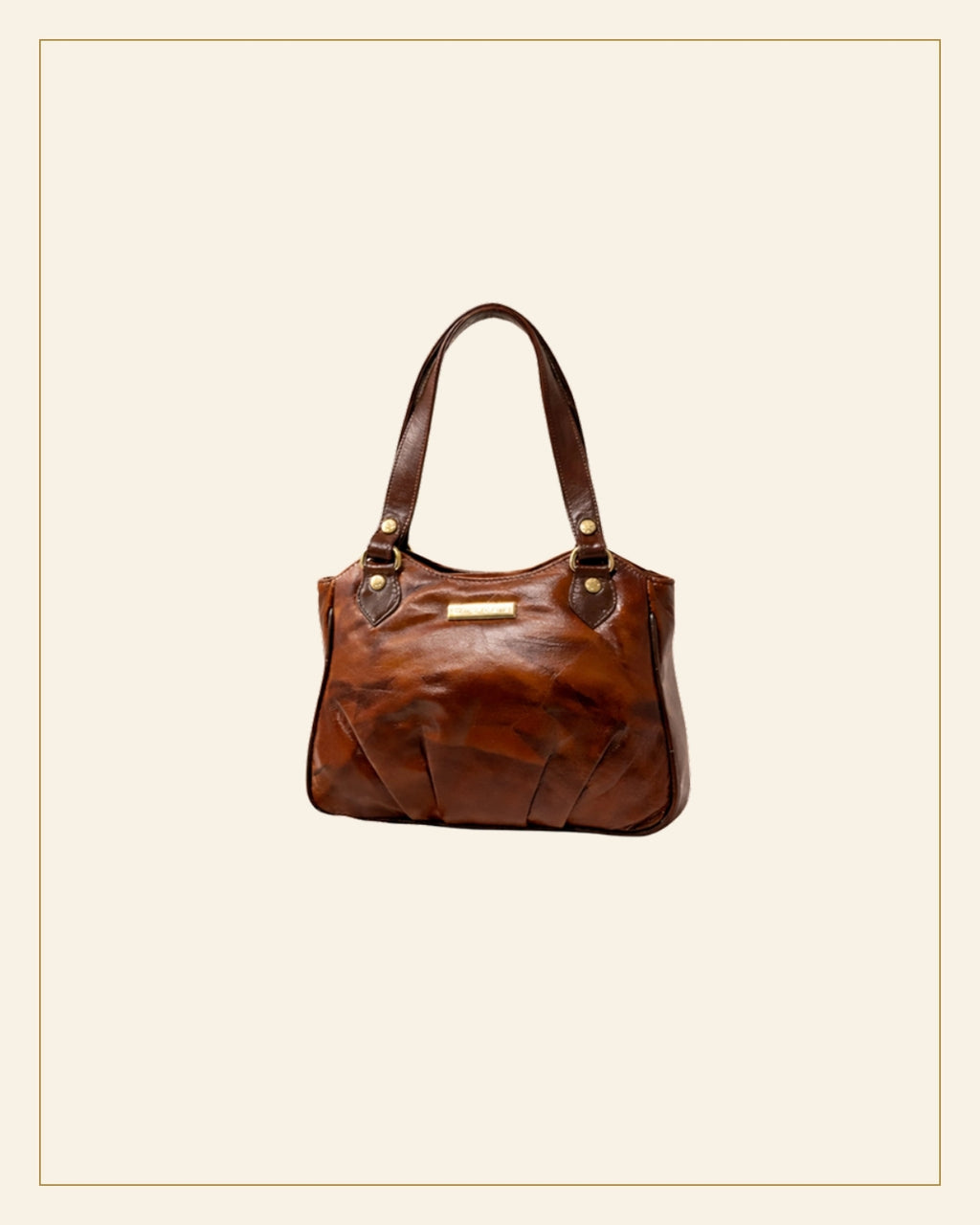 Mitti Sheep Leather Structured Handbag · Leathercraft — Saptadhārā