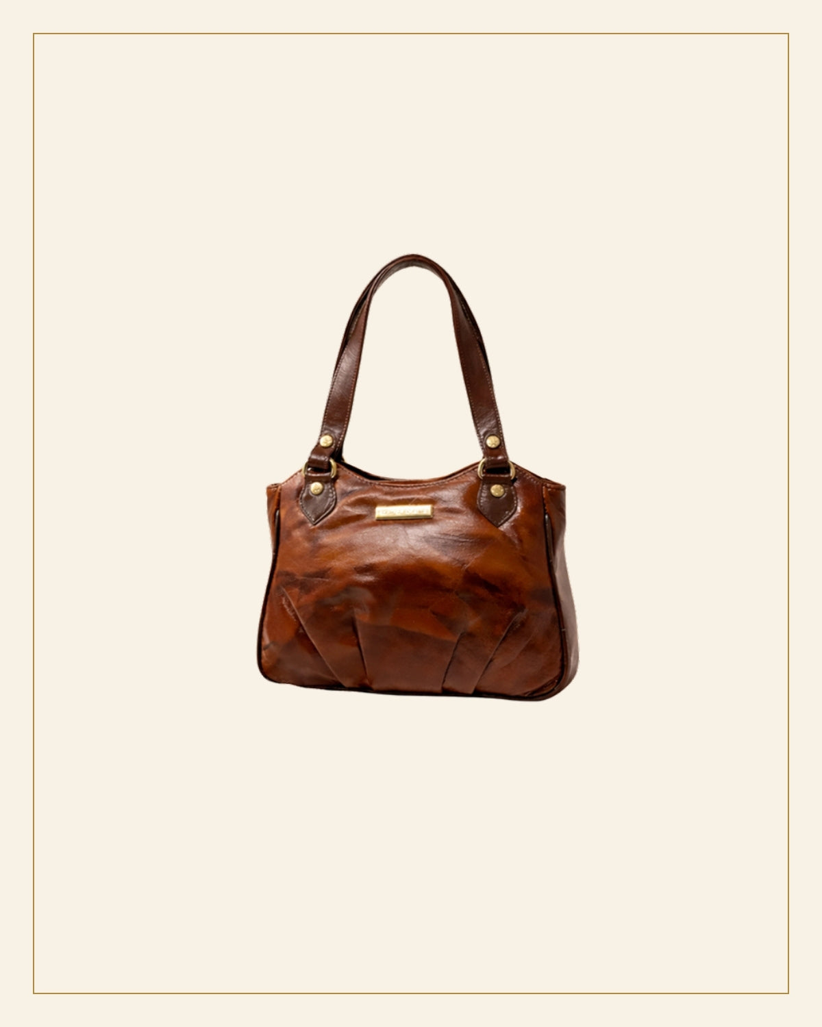 Mitti Sheep Leather Structured Handbag · Leathercraft — Saptadhārā