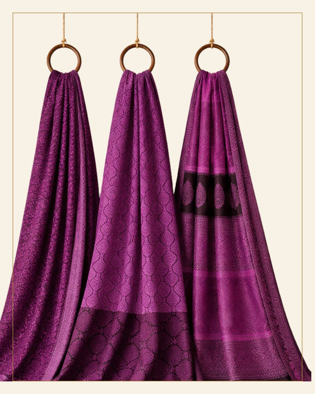 Hand Block Printed Bagh Cotton Suit – 3 Piece Unstitched — Saptadhārā detail