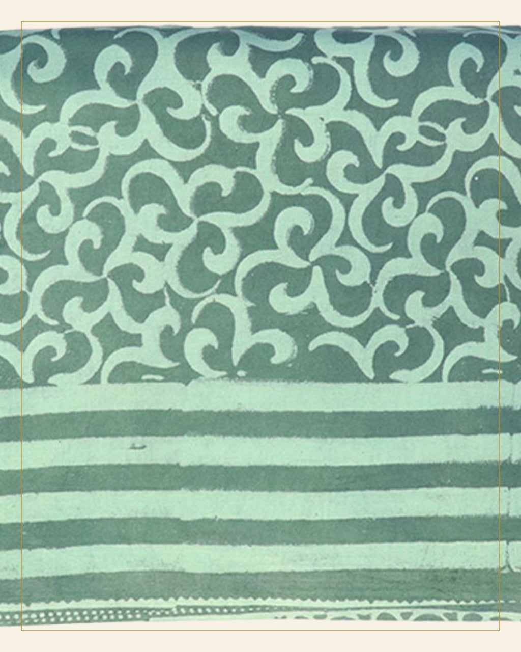 Dhani Dabu Print Cotton Dress Material — Saptadhārā detail