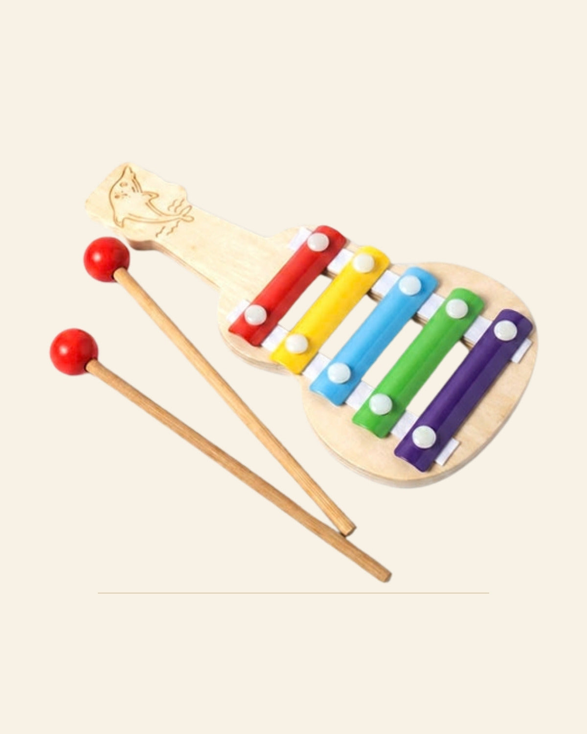 Sheesham Wooden Xylophone Toy · Budhni Lacquerware — Saptadhārā studio
