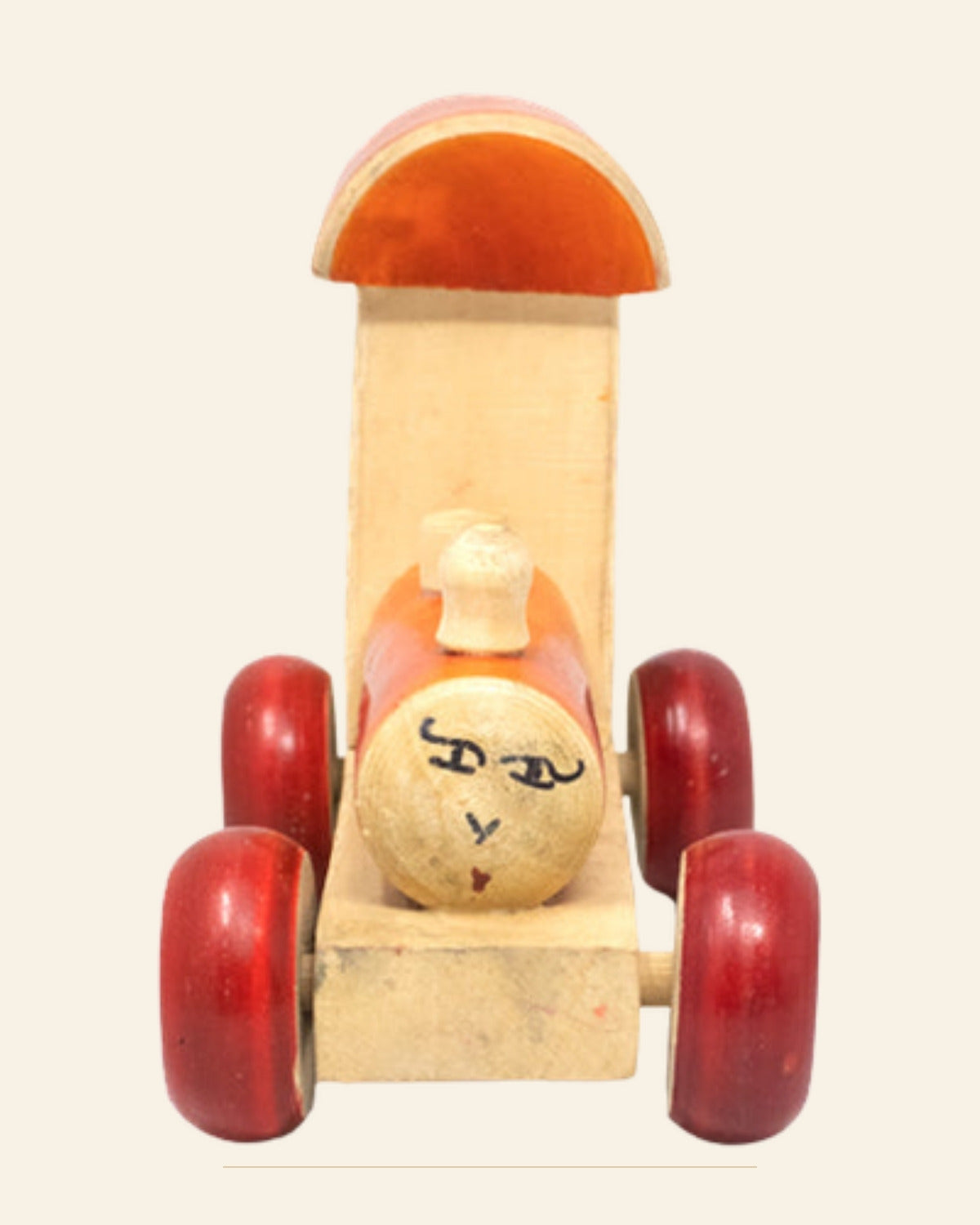 Sheesham Wooden Toy Engine · Budhni Lacquerware — Saptadhārā studio