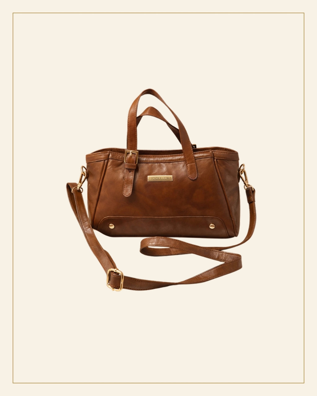 Mitti Sheep Leather Medium Handbag · Leathercraft — Saptadhārā