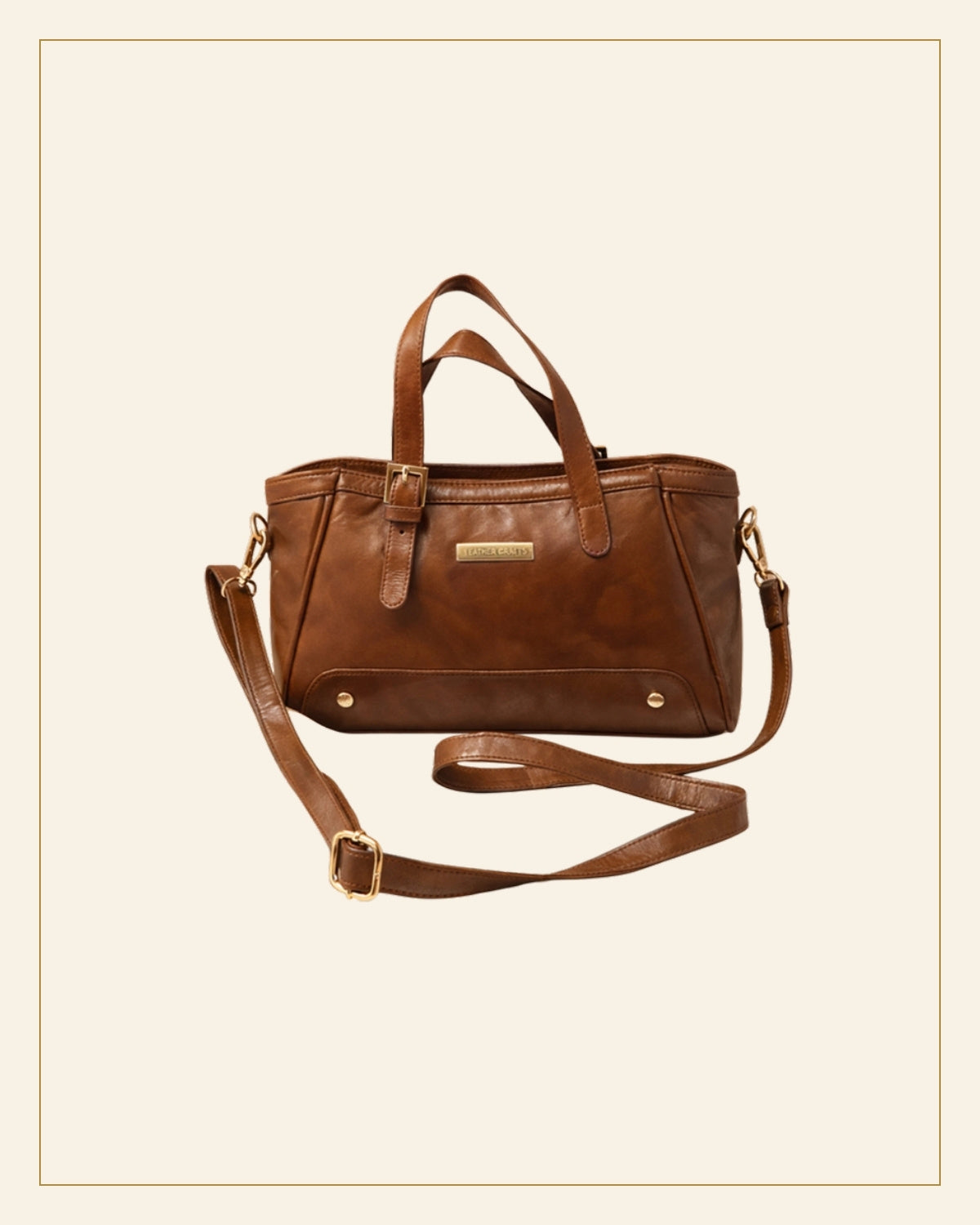 Mitti Sheep Leather Medium Handbag · Leathercraft — Saptadhārā