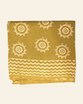Haldi Dabu Print Cotton Dress Material — Saptadhārā studio