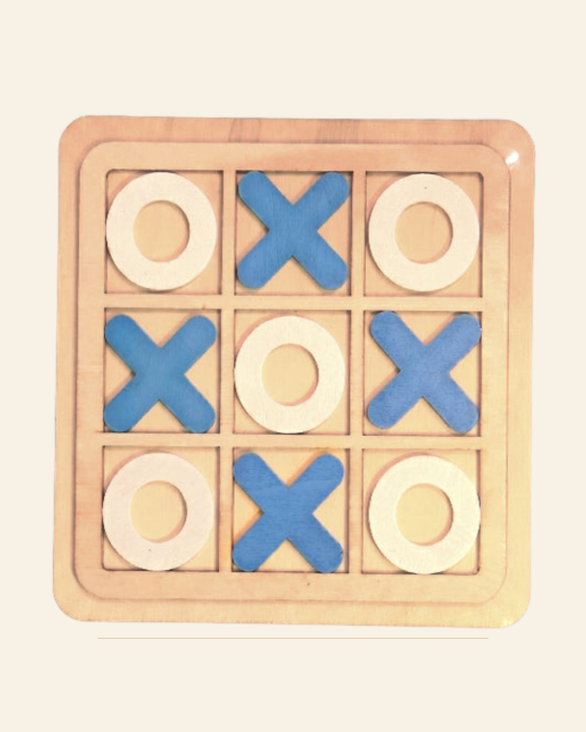 Sheesham Wooden Tic Tac Toe Game · Budhni Lacquerware — Saptadhārā studio