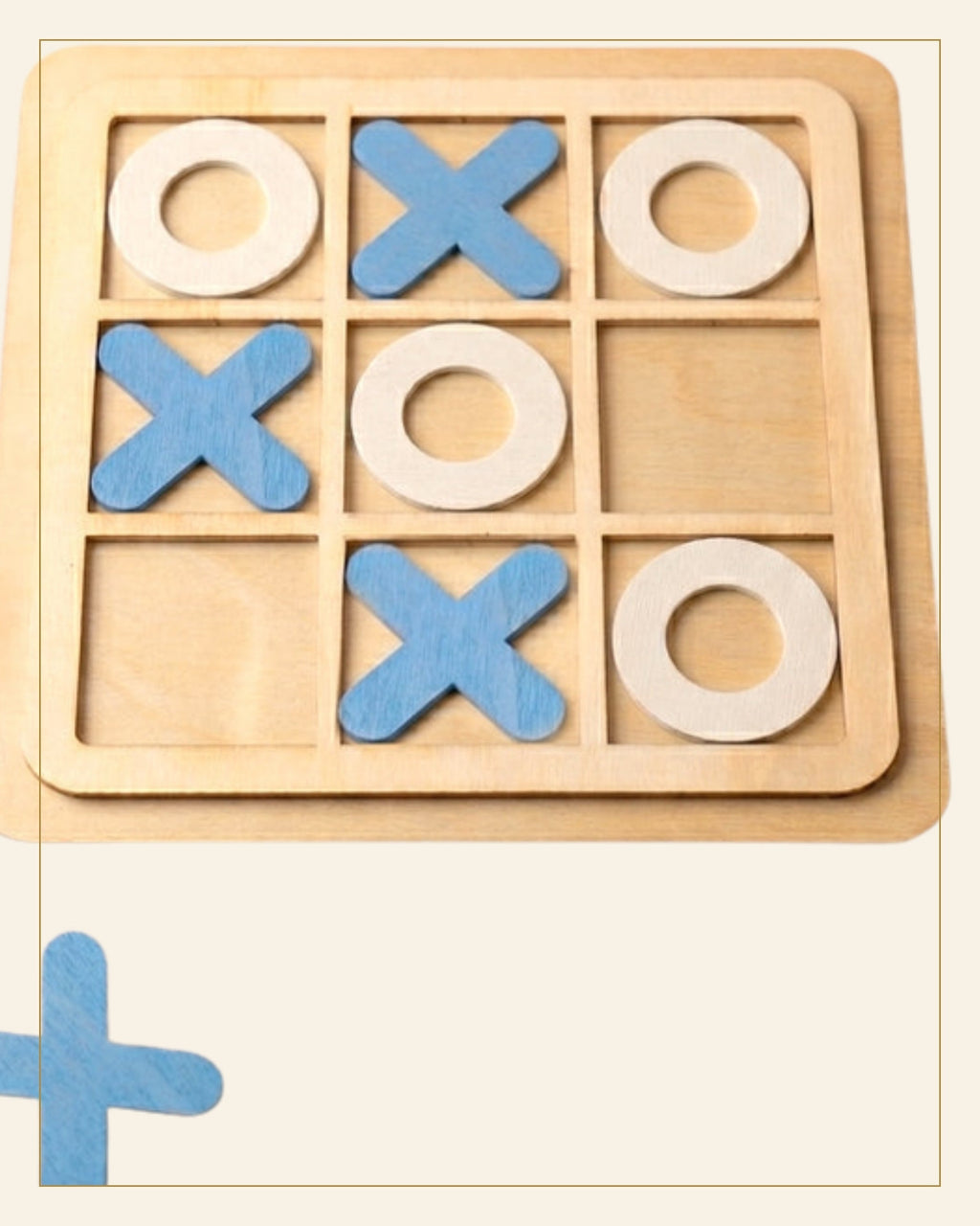 Sheesham Wooden Tic Tac Toe Game · Budhni Lacquerware — Saptadhārā detail