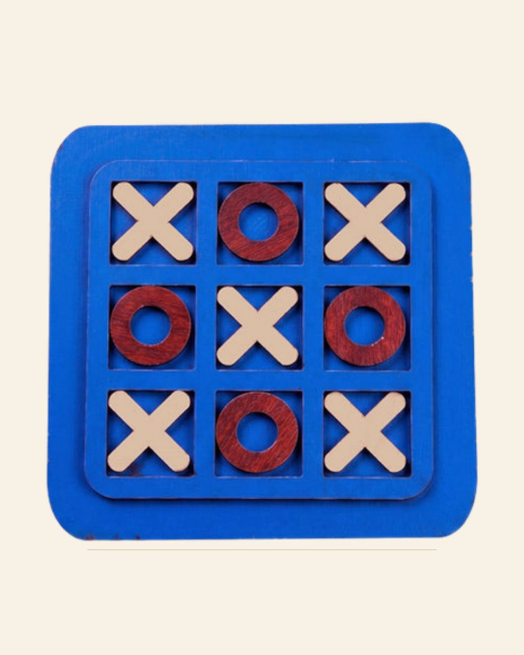 Sheesham Wooden Tic Tac Toe Game · Budhni Lacquerware — Saptadhārā studio