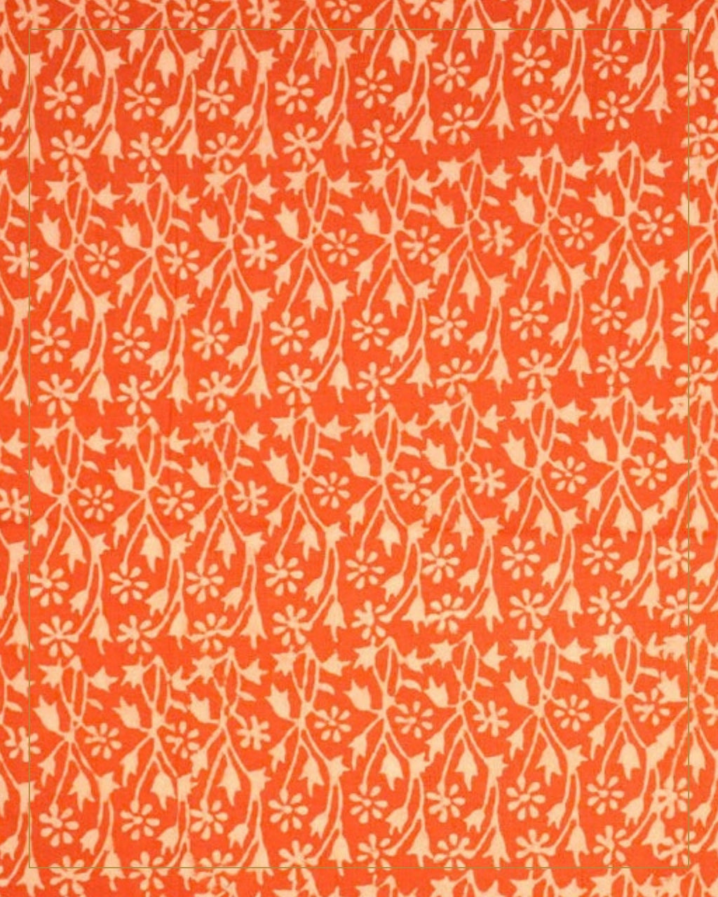 Kesari Dabu Print Cotton Dress Material — Saptadhārā studio