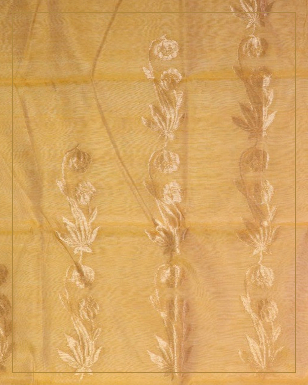 Handwoven Unstitched Chanderi Suit Set (Silk & Mercerized Cotton) — Saptadhārā studio
