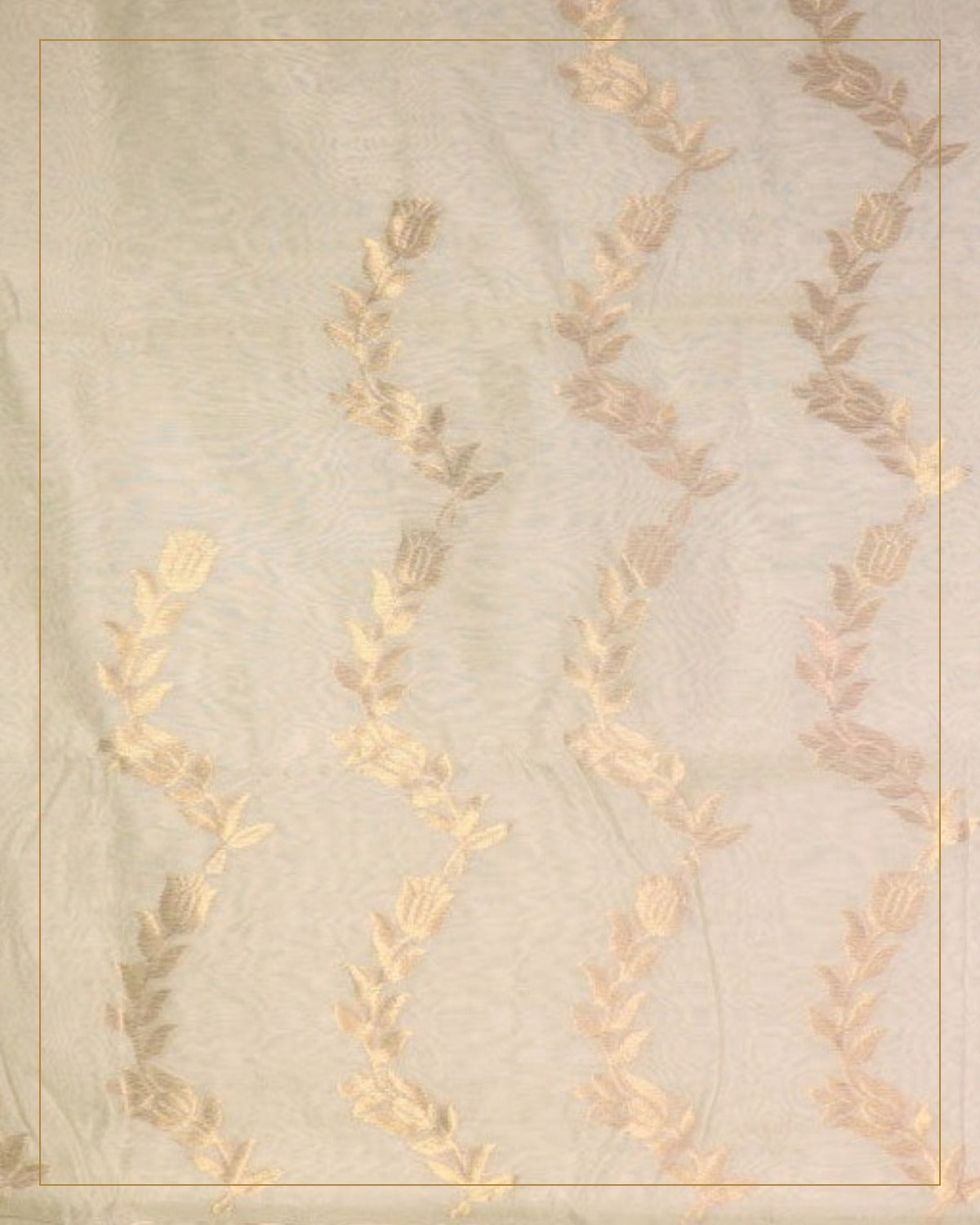 Handwoven Unstitched Chanderi 3 Piece Suit Set (Silk & Mercerized Cotton) — Saptadhārā studio