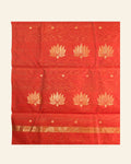 Handwoven Unstitched Chanderi 3 Piece Suit Set (Silk & Mercerized Cotton) — Saptadhārā studio