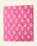 Gulabi Dabu Print Cotton Dress Material — Saptadhārā studio