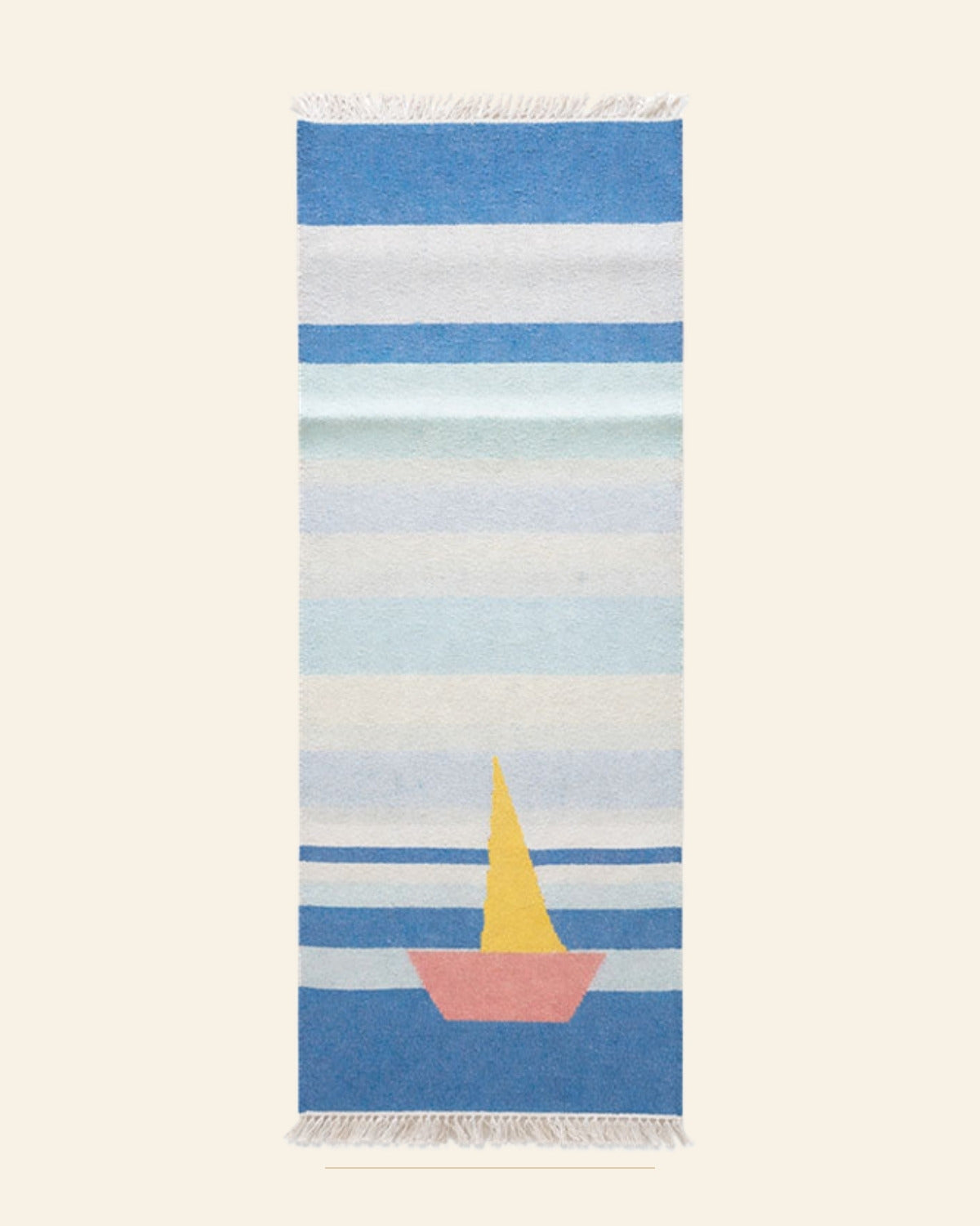Neel Punja Durrie Floor Carpet · Handwoven Rug — Saptadhārā studio