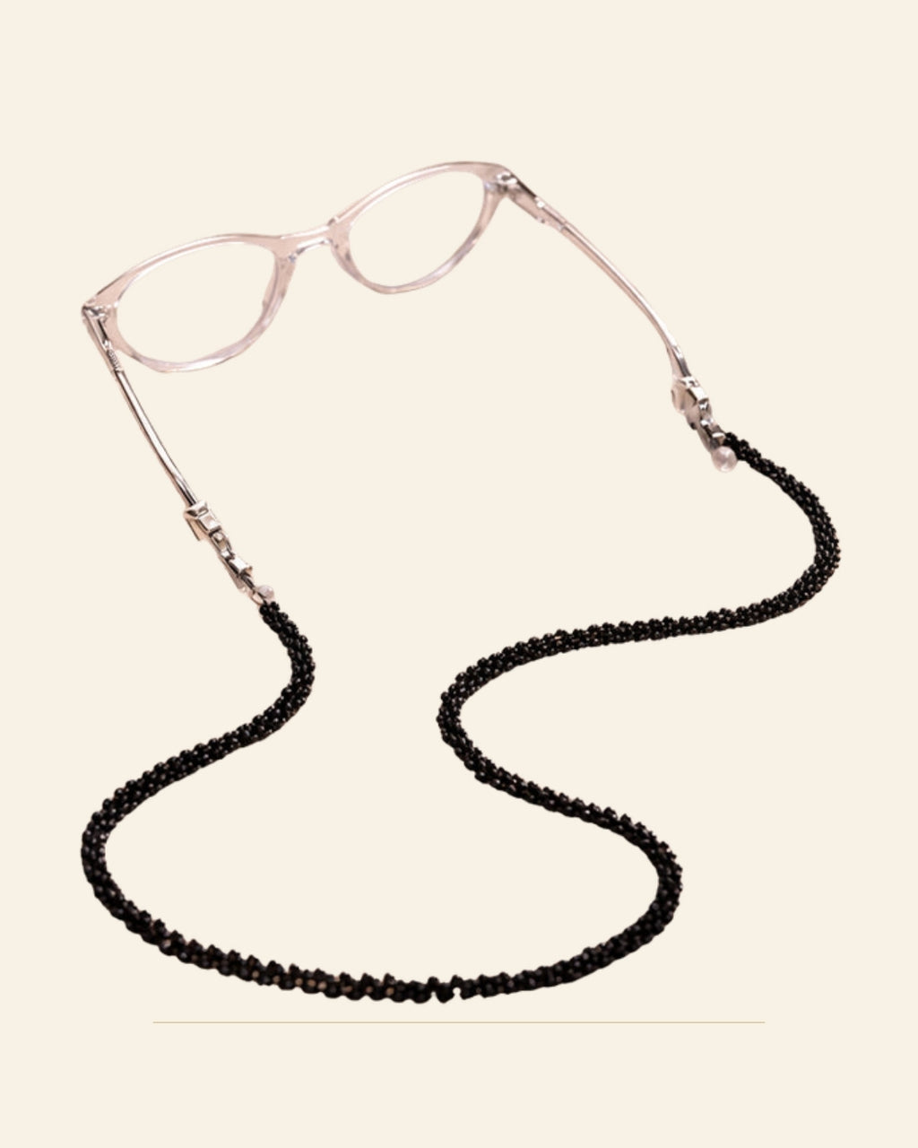 Shyam Beaded Eyeglass Chain · Beadwork — Saptadhārā studio